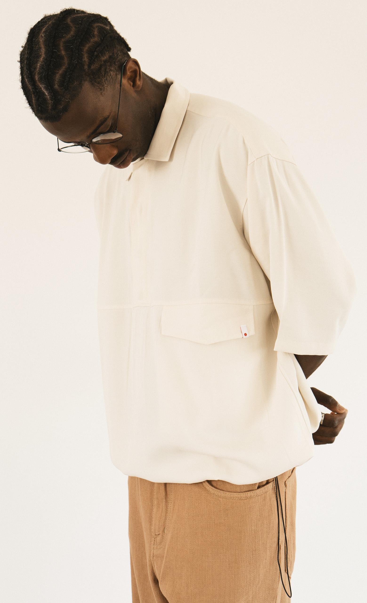 Wooden Store Ohio Overshirt Panna Hemd Herren creme